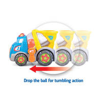 Happy Kid cementwagen met ballen productafbeelding 4