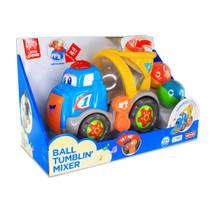 Happy Kid cementwagen met ballen productafbeelding 2