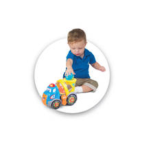 Happy Kid cementwagen met ballen productafbeelding 3