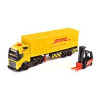 Dickie Toys Volvo FH16 DHL vrachtwagen - 35 cm productafbeelding 2