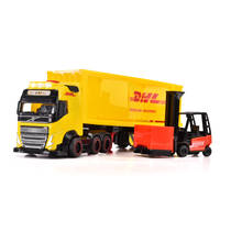 Dickie Toys Volvo FH16 DHL vrachtwagen - 35 cm productafbeelding 3