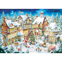 Ravensburger puzzel Christmas Village - 1000 stukjes productafbeelding 2