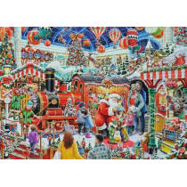 Ravensburger puzzel Christmas Steam Train - 1000 stukjes productafbeelding 2