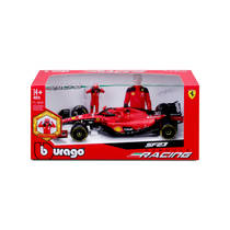 Bburago Charles Leclerc Ferrari SF23 Speed Serie auto - 1:24 productafbeelding 2