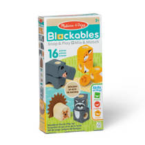 Melissa & Doug Blockables bosvrienden blokkenset 16-delig productafbeelding 3