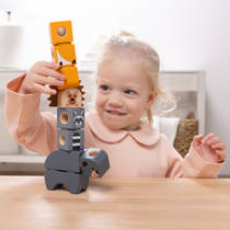 Melissa & Doug Blockables bosvrienden blokkenset 16-delig productafbeelding 2