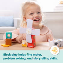 Melissa & Doug Blockables boerderijdieren blokkenset 16-delig productafbeelding 5
