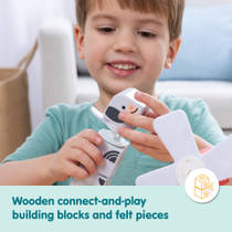 Melissa & Doug Blockables boerderijdieren blokkenset 16-delig productafbeelding 7