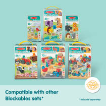 Melissa & Doug Blockables safari blokkenset 34-delig productafbeelding 9