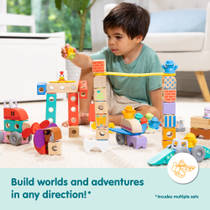 Melissa & Doug Blockables voertuigen blokkenset 54-delig productafbeelding 6