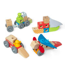 Melissa & Doug Blockables voertuigen blokkenset 54-delig productafbeelding 4