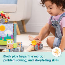 Melissa & Doug Blockables voertuigen blokkenset 54-delig productafbeelding 5