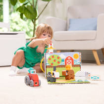 Melissa & Doug Blockables boerderij blokkenset 56-delig productafbeelding 4