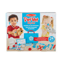 Melissa & Doug dierenarts speelset inclusief opbergtas 24-delig productafbeelding 2