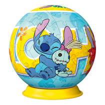Ravensburger Disney Stitch 3D-puzzelbal - 72 stukjes productafbeelding 3