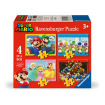 Ravensburger Super Mario 4-in-1 puzzelset - 12 + 16 + 20 + 24 stukjes