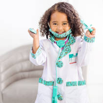 Melissa & Doug verkleedset dokter inclusief stethoscoop met geluid productafbeelding 3