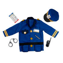 Melissa & Doug verkleedset politie inclusief walkietalkie met geluid