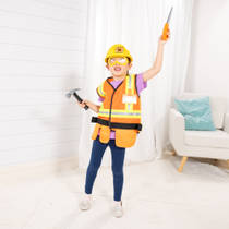 Melissa & Doug verkleedset bouwvakker inclusief helm en gereedschap productafbeelding 5