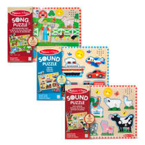 Melissa & Doug houten geluidenpuzzel