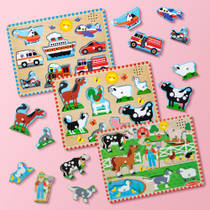 Melissa & Doug houten geluidenpuzzel productafbeelding 6