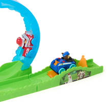 PAW Patrol Pup Squad-reddingslooping baanspeelset met speelgoedauto's productafbeelding 3