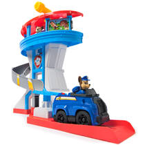 PAW Patrol speelfigurenset uitkijktoren met 2 Chase-figuren en auto productafbeelding 9