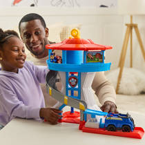 PAW Patrol speelfigurenset uitkijktoren met 2 Chase-figuren en auto productafbeelding 4