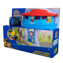 PAW Patrol speelfigurenset uitkijktoren met 2 Chase-figuren en auto productafbeelding 3