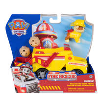 PAW Patrol Brandweerredding Rubble's kiepwagen met speelfiguur productafbeelding 6