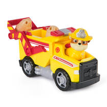 PAW Patrol Brandweerredding Rubble's kiepwagen met speelfiguur productafbeelding 2