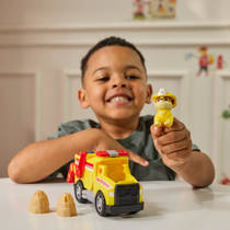 PAW Patrol Brandweerredding Rubble's kiepwagen met speelfiguur productafbeelding 8
