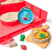 Kinetic Sand SquishPizza rijzende pizza speelset productafbeelding 3