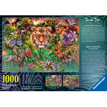 Ravensburger puzzel Jungle Tiger - 1000 stukjes productafbeelding 3