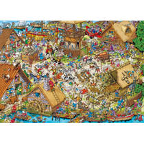 Ravensburger puzzel Time Travel Middle Ages - 1000 stukjes productafbeelding 2