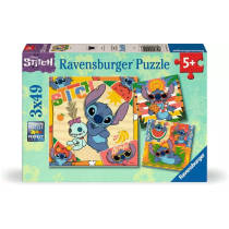 Ravensburger puzzels Disney Stitch - 3 x 49 stukjes