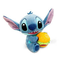Disney Stitch knuffel met hamburger pluche - 25 cm productafbeelding 4
