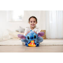 Disney Stitch knuffel met pizza pluche - 25 cm productafbeelding 2