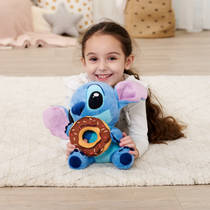 Disney Stitch knuffel met donut pluche - 25 cm productafbeelding 2