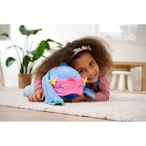Disney Stitch knuffeldier liggend met slaapmasker - 40 cm productafbeelding 4