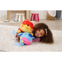 Disney Stitch knuffeldier liggend met slaapmasker - 40 cm productafbeelding 2