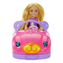 Barbie Chelsea auto met pop productafbeelding 3