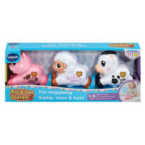 VTech Rol & Dol Dieren trio verpakking Sophie, Vince & Kate productafbeelding 4