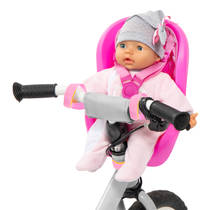 Fietsstoeltje met helm - roze productafbeelding 8