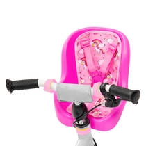 Fietsstoeltje met helm - roze productafbeelding 5