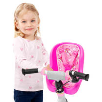 Fietsstoeltje met helm - roze productafbeelding 9
