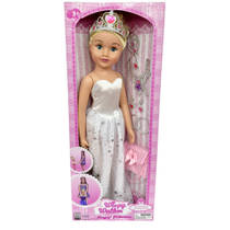 Wispy Walker Royal Princess looppop prinses - 70 cm - wit