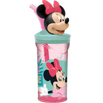 Disney Minnie Mouse 3D tumbler fles met figuur - 360 ml
