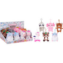 Kawai Kuties pluchen bag clips