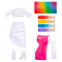 Rainbow High Air Brush & Create modepop paarse ogen productafbeelding 6